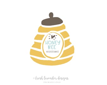 Honeybee Logo Design: Custom Business Branding (PNG, JPG)