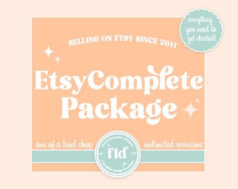 Etsy Shop set, Etsy Banner, Etsy Shop Graphics, Business Card, Custom Etsy Set, Personalized Etsy Shop, Whimsical Etsy Set, Floral Etsy Set