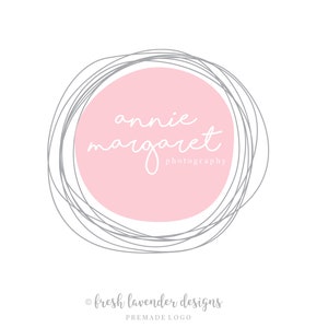 Premade Logo, Circle Frame Logo, Text Only Logo, Custom Logo, Logo Designer, Hand Drawn Logo, Handwritten Logo, Custom Branding, Watermark