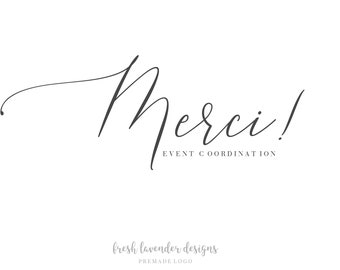 Custom Logo, Text Only Logo, Name Logo, Classic Logo, Logo for Photographers, Premade Logo, Elegant Logo, Wedding Logo, Watermark