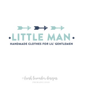 Arrow Logo, Custom Logo, Logo Design, Premade Logo, Logo with Arrows, Bohemian Logo, Nautical Logo, Logo for Boys, Photography Logo