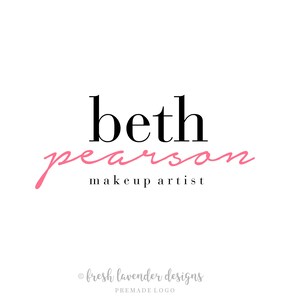 Logo Design, Name Only Logo, Text Only Logo, Makeup Logo, Artist Logo, Photography Logo, Custom Logo, Logo Designer, Premade Logo, Watermark