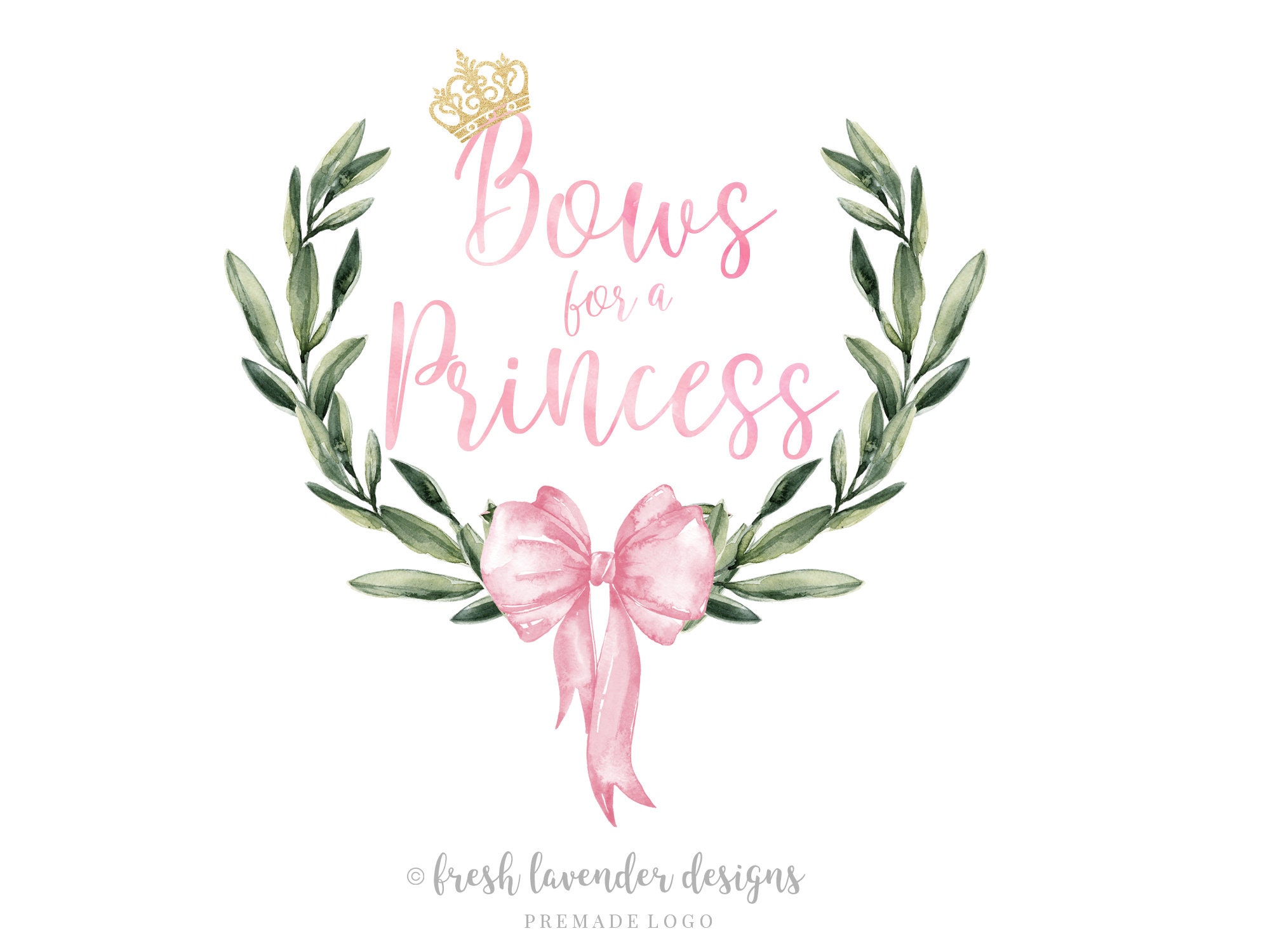 Hair Bow Logo Design