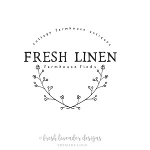 Farmhouse Logo, Rustic Logo, Custom Logo, Premade Logo, Logo Designer, Branding Package, Hand Drawn Logo, Classic Logo, Custom Branding