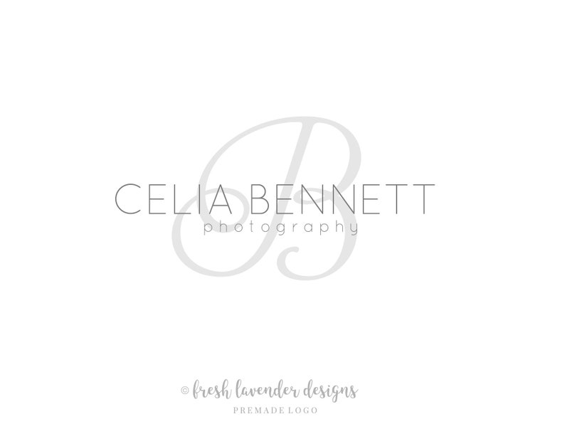 Monogram Logo, Logo Design, Custom Logo, Initial Logo, Wedding Logo, Photography Logo, Watermark, Masculine Logo, Affordable Logo image 1