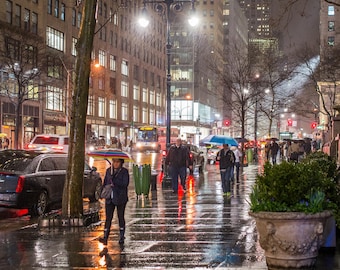 New York in the Rain  City rain, Rainy city, Rainy day pictures