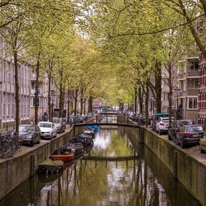 Peaceful Amsterdam Canals - Amsterdam Reflections in the Spring - Netherlands Photography