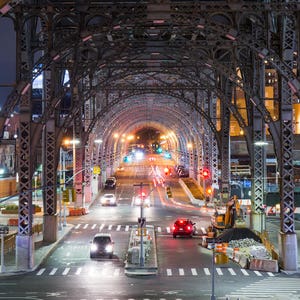 Harlem at Night - Riverside Drive Viaduct - NYC Bridge - New York City Photography