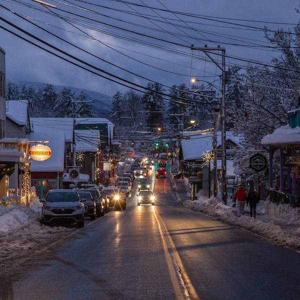 Tannersville in the Snow - Hunter Mountain - Catskills - New York State Photography