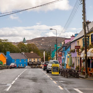 Irish Town of Sneem - Ring of Kerry Drive - Rustic Irish Town - County Kerry - Ireland Photography