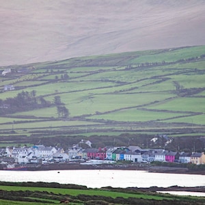 Irish Town of Portmagee - Rustic Irish Country - Irish Mountains - County Kerry - Skelling Ring - Ring of Kerry - Ireland Photography