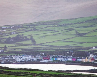 Irish Town of Portmagee - Rustic Irish Country - Irish Mountains - County Kerry - Skelling Ring - Ring of Kerry - Ireland Photography