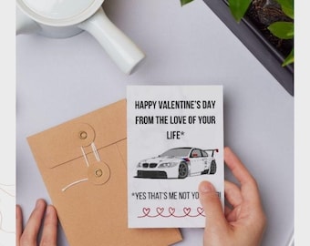 Dall'amore della tua vita - Biglietto di San Valentino - Download immediato - Stampabile