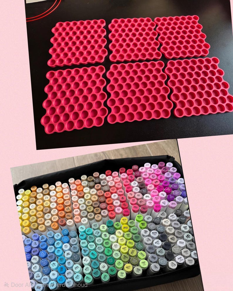 Ohuhu Honolulu 320 Marker Organizer – Marker Holder Insert for Ohuhu Bag – Ohuhu Marker holder - Ohuhu Honolulu molds ONLY INSERTS image 2
