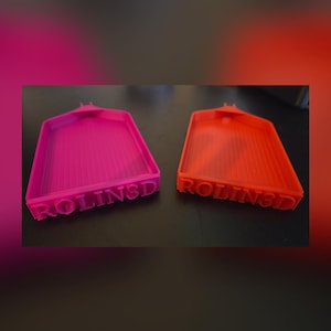 Diamond Painting Tray with Spout – 3D Printed – Multiple Colors – Smooth Sorting Tray for Diamond Art