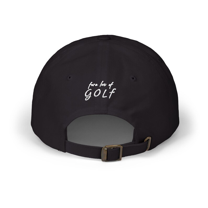 Golf Cap, https:// lefty_lovingit golf Dad Cap, Embroidered Dad Hat, gift for golfer, colour options, golfers apparel, on/off course cap image 12