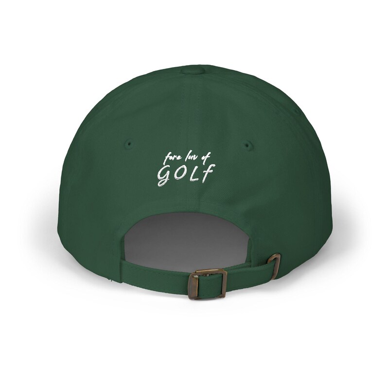 Golf Cap, https:// lefty_lovingit golf Dad Cap, Embroidered Dad Hat, gift for golfer, colour options, golfers apparel, on/off course cap image 10