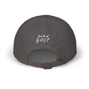 Golf Cap, https:// lefty_lovingit golf Dad Cap, Embroidered Dad Hat, gift for golfer, colour options, golfers apparel, on/off course cap image 13