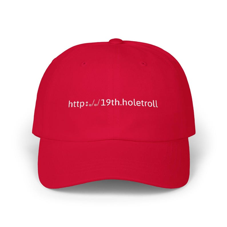 Gorra divertida de golf, https:// 19th.holetroll gorra de golf, gorra bordada para papá, regalo para golfista, opciones de color, ropa de golf, regalo para él imagen 13