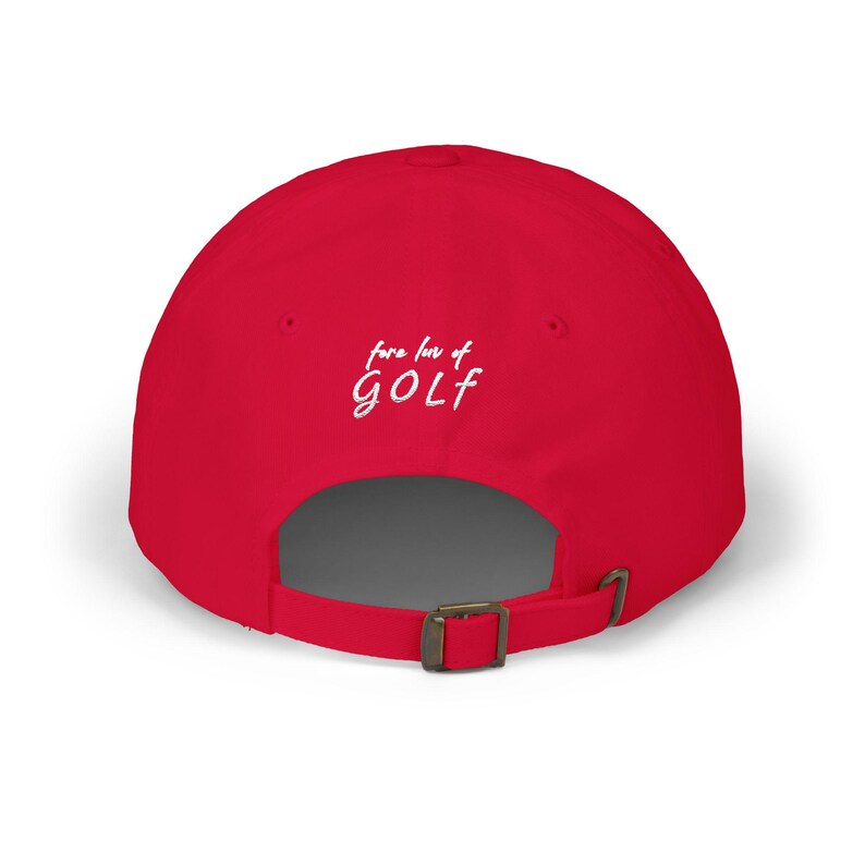 Golf Cap, https:// lefty_lovingit golf Dad Cap, Embroidered Dad Hat, gift for golfer, colour options, golfers apparel, on/off course cap image 14