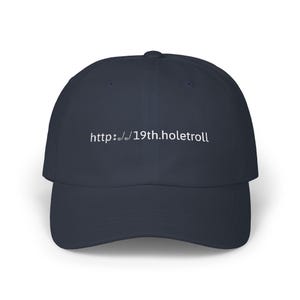 Gorra divertida de golf, https:// 19th.holetroll gorra de golf, gorra bordada para papá, regalo para golfista, opciones de color, ropa de golf, regalo para él imagen 8
