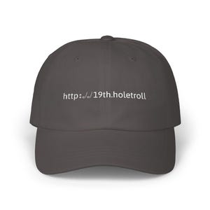 Gorra divertida de golf, https:// 19th.holetroll gorra de golf, gorra bordada para papá, regalo para golfista, opciones de color, ropa de golf, regalo para él imagen 11