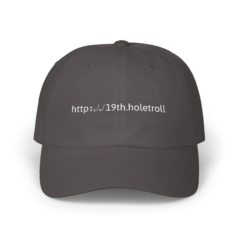 Gorra divertida de golf, https:// 19th.holetroll gorra de golf, gorra bordada para papá, regalo para golfista, opciones de color, ropa de golf, regalo para él imagen 11