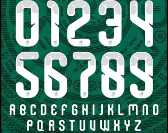 Mexico Jersey Font 2026 World Cup:otf,ttf,png,svg,pdf,ai (Digital Download)
