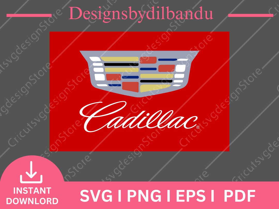 Logo Cadillac SVG, fichiers de coupe de voiture, graphiques vectoriels ...