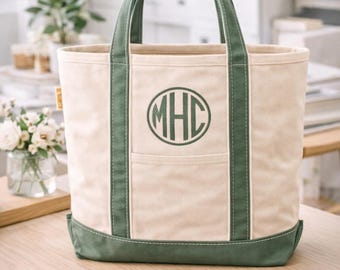 Embroidered Canvas Tote Bag