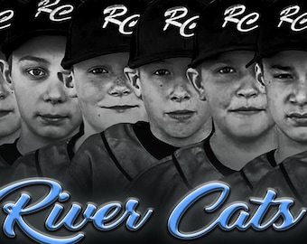 Custom Vinyl Team Banner: Sports, Softball, Outdoor Banner