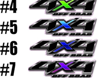 4x4 Decal, Vehicle Graphics, Off Road Decal, 4x4 Off Road, Custom Vehicle Graphics, 4x4 Truck Decal, Truck Decals, Truck Bed Decal, 4x4