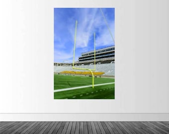 Notre Dame Stadium, Notre Dame Football, Vinyl Wall Decal, Football Wall Decal, Football Goal Posts, Football Photography, Infinite Graphics