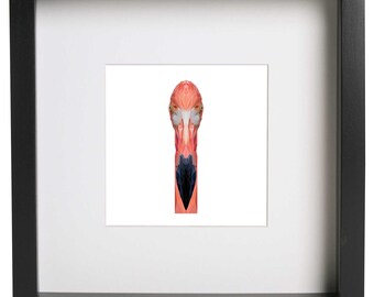 Flamingo Print, Polygonal Art, Abstract Print, Flamingo, Symmetric Design, Modern Art, Unframed Print, Flamingo Poster, Geometric Art, Art