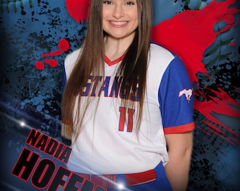 Sports Banners, Vinyl Banner, Team Sports Banner, Team Graphics, Custom Banners, Softball Banner, Baseball Banner, Team Signs, Vinyl Signs
