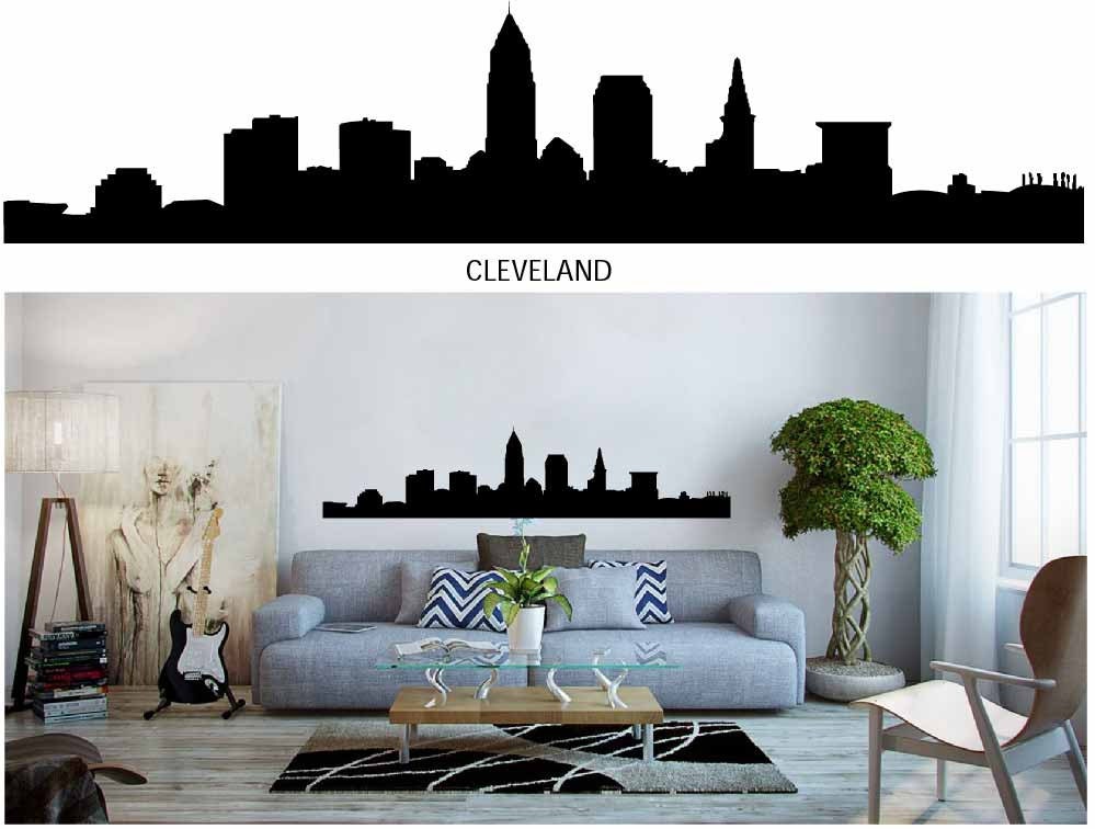 Jersey City SKYLINE DECALS (Wall Decor) Vinyl Decals