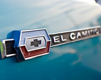 Chevy El Camino, El Camino Decal, El Camino Wall Decal, Vinyl Wall Decal, Photography, Photo by Abby Smith, Infinite Graphics, Wall Mural