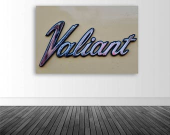 Vinyl Wall Decal, Classic Car Emblem, Automotive Art, Photography, Photo by Abby Smith, Infinite Graphics, Vinyl Graphics, Plymouth Valiant