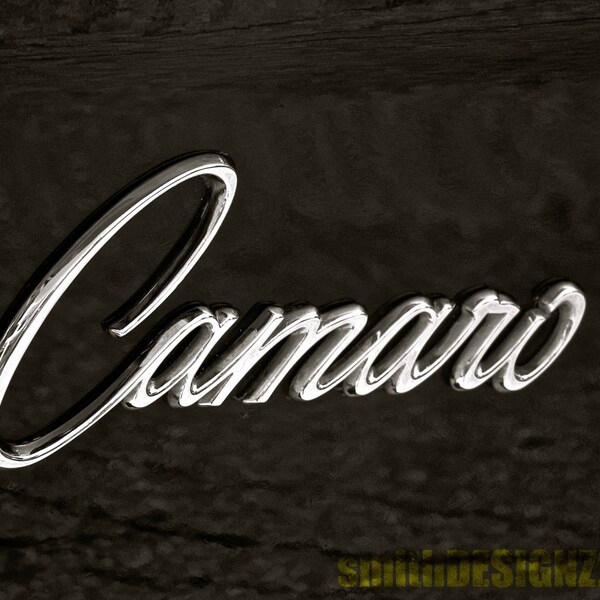 Classic Camaro Vinyl Wall Decal: Automotive Decor