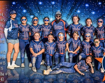 Athletic Banner, Printed Team Banner, Sports Banners, Vinyl Banner, Outdoor Banners, Softball Banner, Baseball Banner, Sponsor Banners