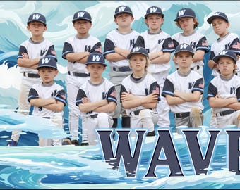 Custom Team Banner, Photo Banners, Team Banners, Business Banner, Event Banners, Team Signs, Customized Banners, Photo and Logo Banner, Sign