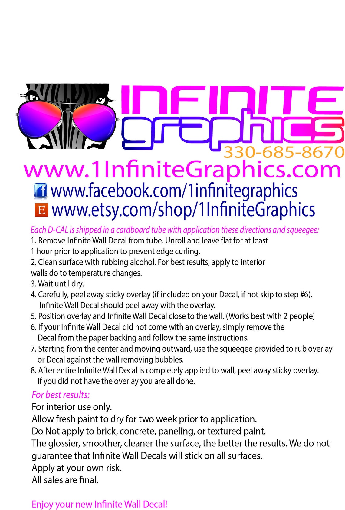 Floral Wall Decal Red Flower Decal Home Interior Decal Etsy