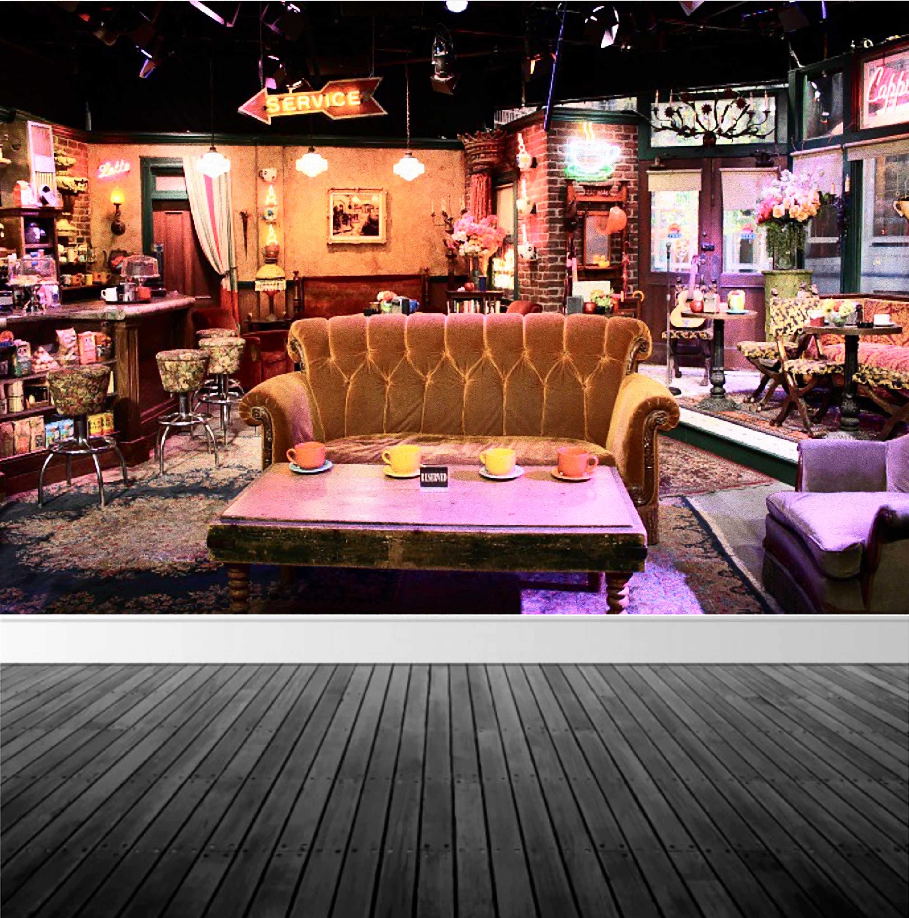Central Perk Central Perk Set Friends Photo Mural Vinyl Wall Mural Friends TV Mural Friend s Memorabilia Home Decor Wall Decal Etsy Canada
