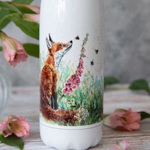 Fox and Foxgloves Drinks Bottle image 3