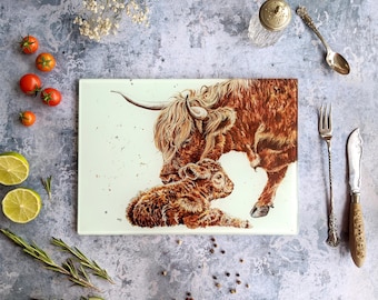 Highland Cow and Calf Placemat