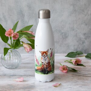 Fox and Foxgloves Drinks Bottle image 1