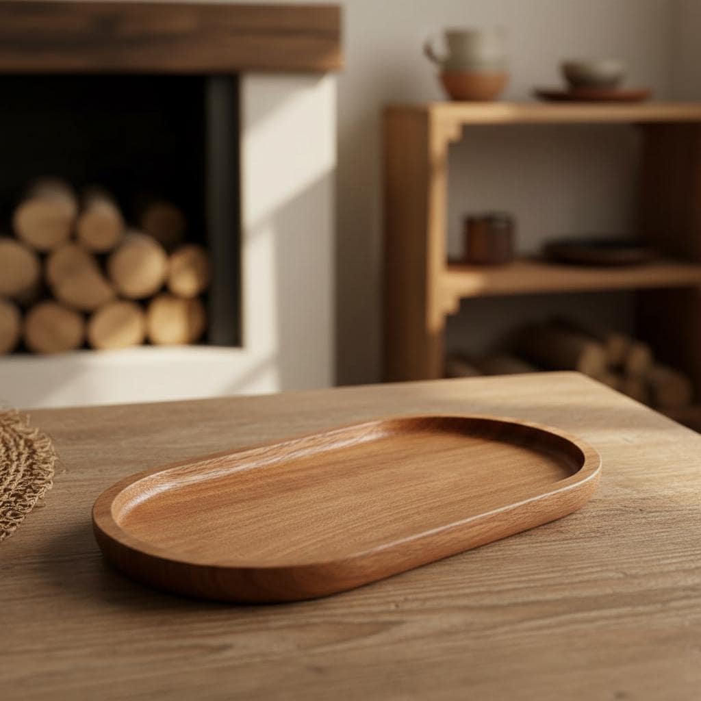 Indochine XIXe Grand Plateau En Bois Sculpté Né Indochine XIXe Grand Plateau En Bois Sculpté Né
