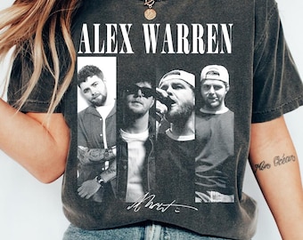 Vintage Alex Warren Music Comfort Colors Shirt