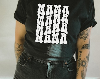 Aesthetic Mama T-Shirt, Trendy Shirt, Mama Tee, Graphic Tee, Mother's Day, Gifts for Mom, Women's Clothing, Oversized, Mother, Mom, Grandma