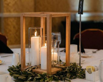 DIY Modern Wood Lantern Plans | Rustic Candle Holder Tutorial (PDF Download)